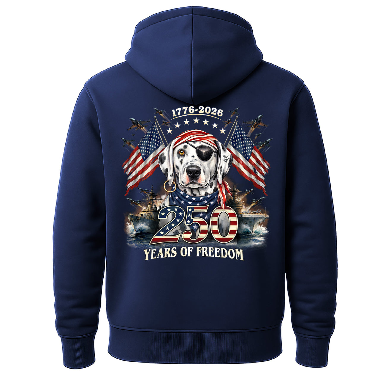 America 250 Patriotic Bundle – T-Shirt + Hoodie + Free Sticker | Bundle Deal Starting at $59.99 • Discount Applied at Checkout
