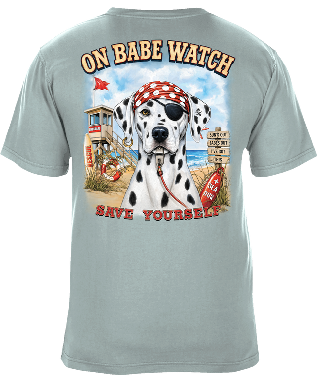 On Babe Watch Save Yourself Lifeguard Graphic T-Shirt