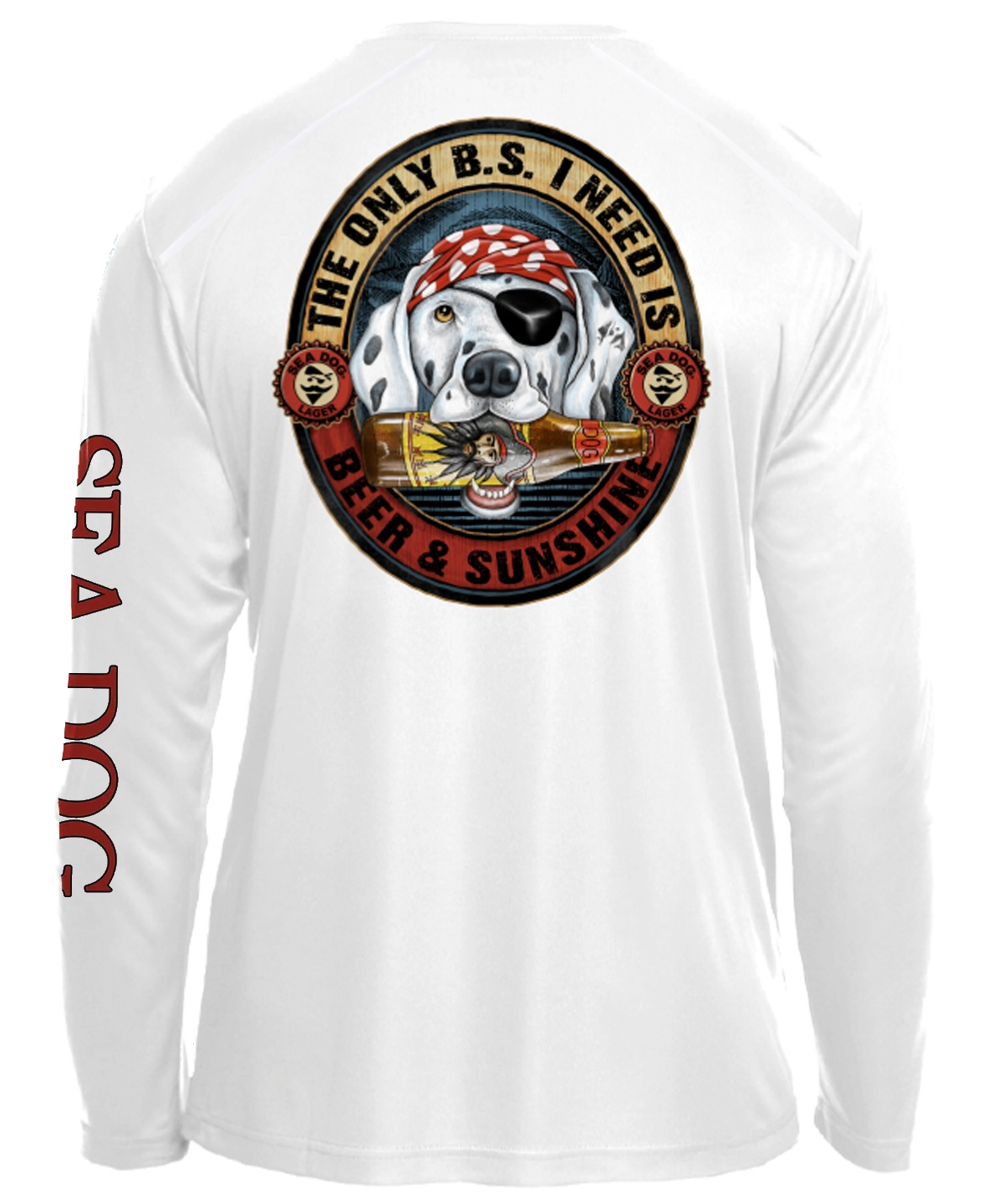 The Only B.S. I Need is Beer and Sunshine UPF 50 Long Sleeve Shirt - Available in 7 Colors