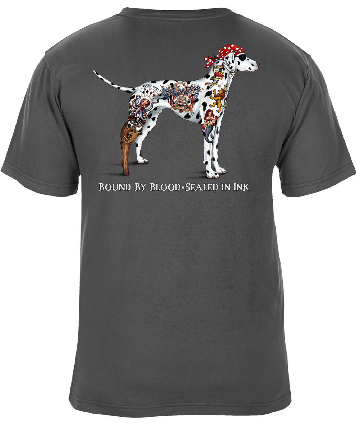 Bound by Blood Sealed in Ink Tattoo Graphic T-Shirt