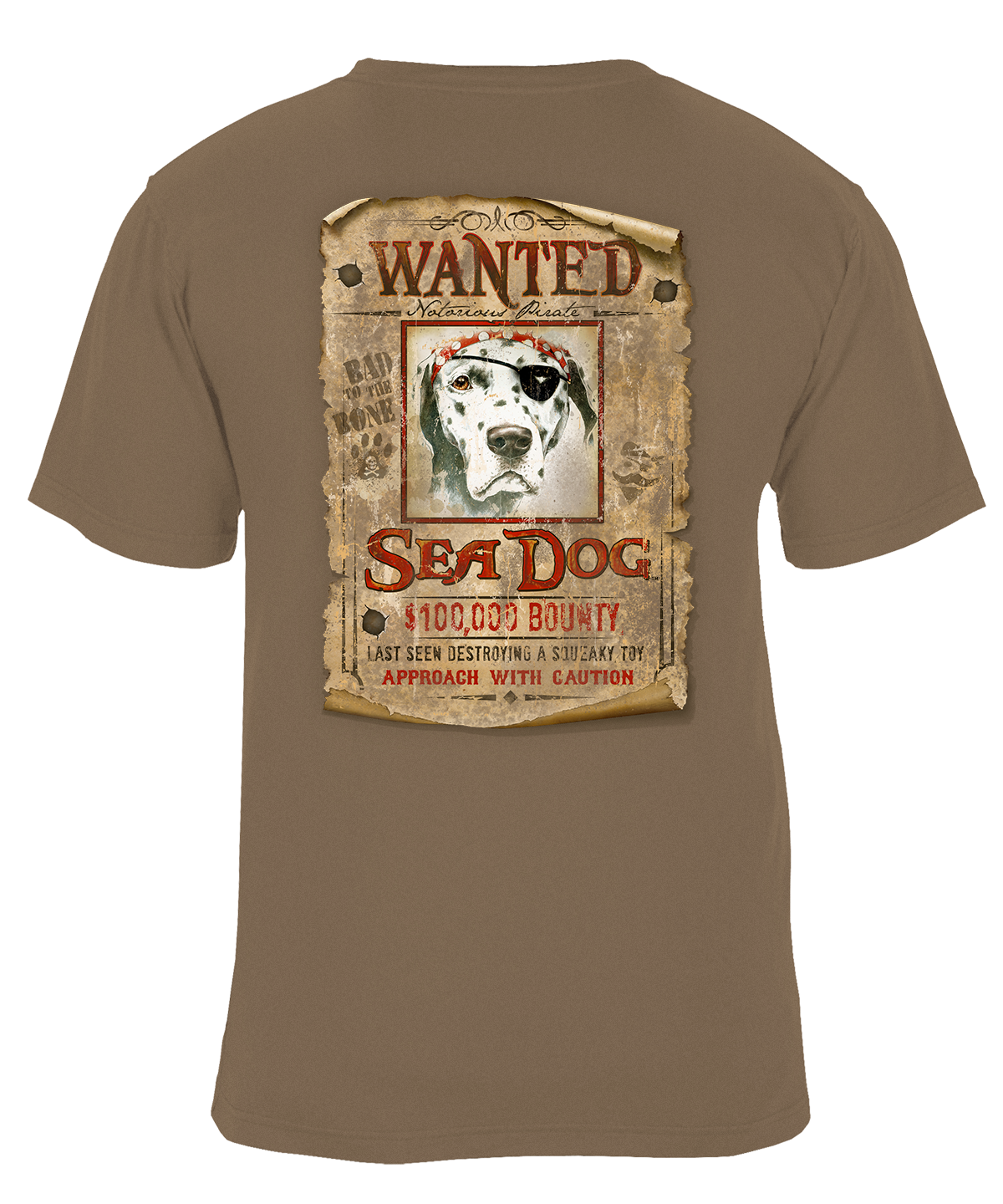 Notorious Pirate Wanted Poster Graphic T-Shirt