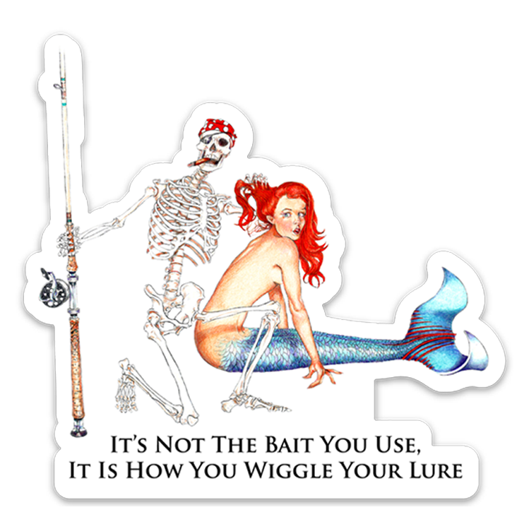 "Mermaid & The Fisherman" Vinyl Sticker