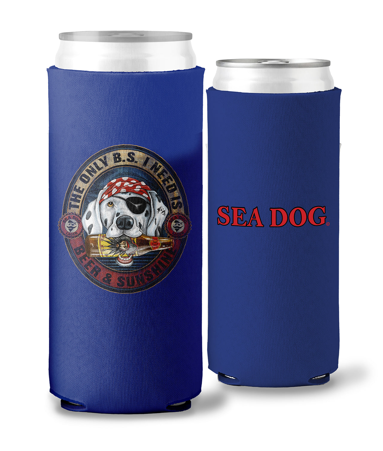 Sea Dog 12 oz Slim Can Cooler