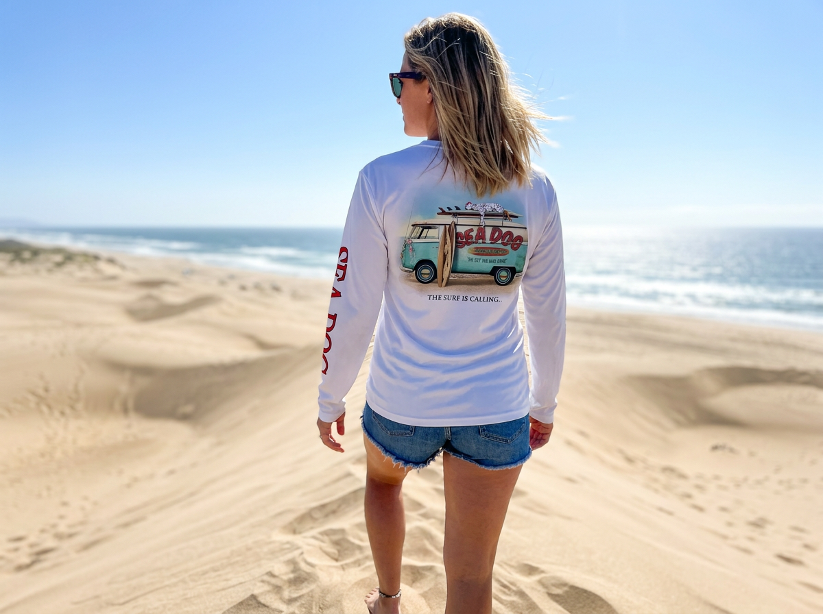 Wax Van UPF 50 Long Sleeve Shirt - Available in 7 Colors