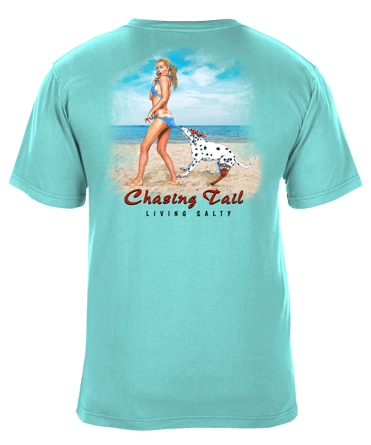 Chasing Tail Living Salty Graphic T-Shirt