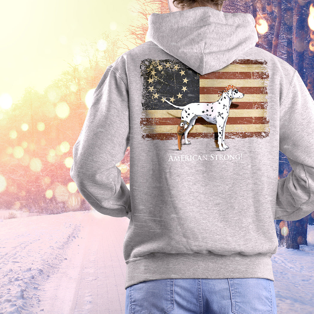 American Strong - Full Zip Hooded Sweater