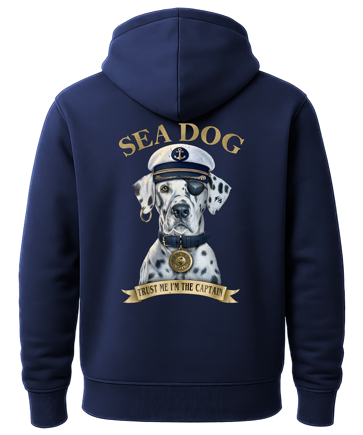 Pirate Sailor Hat Trust Me I'm The Captain Hooded Sweatshirt