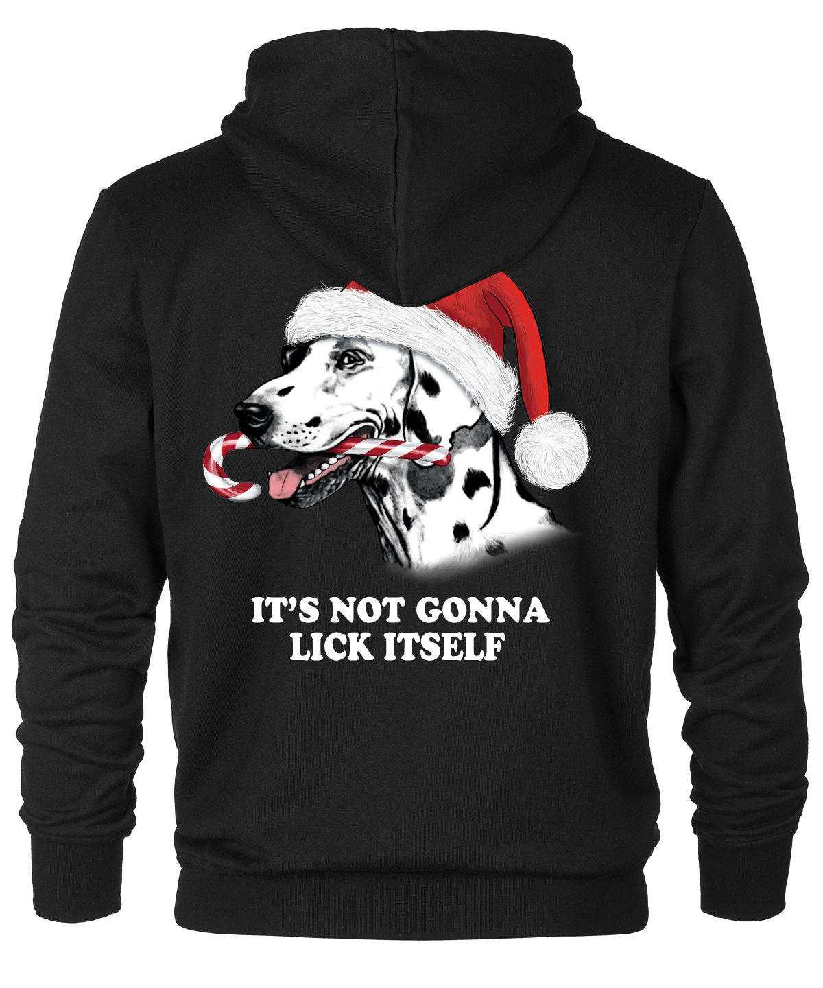 Candy Cane Christmas Hooded Sweatshirt