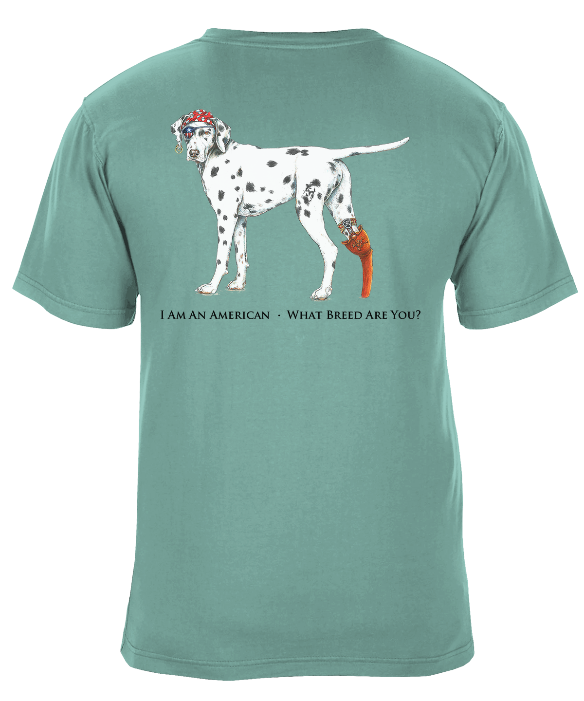 I Am an American What Breed Are You Patriotic Graphic T-Shirt - Available in 2 Colors