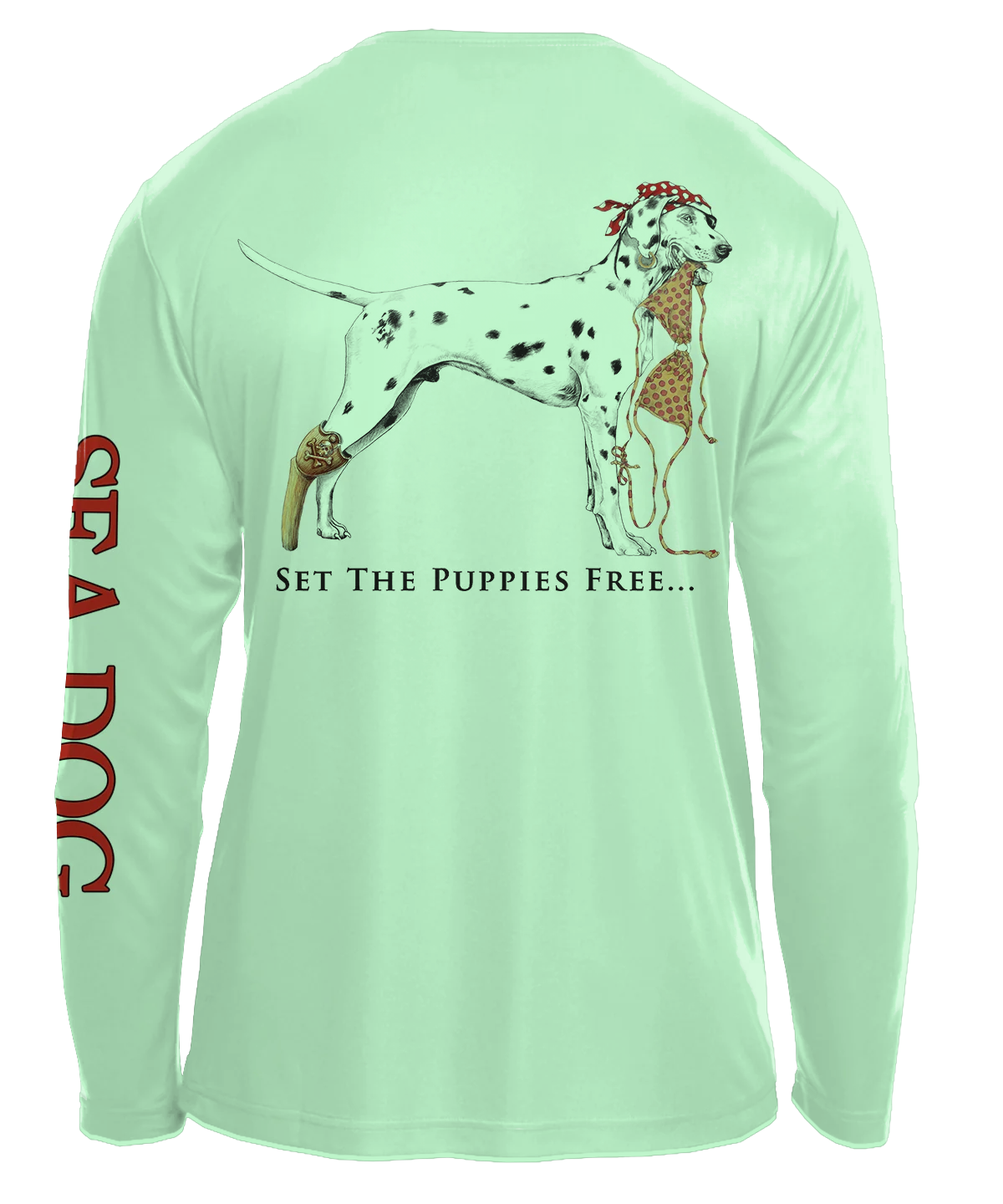 Set The Puppies Free UPF 50 Long Sleeve Shirt - Available in 7 Colors