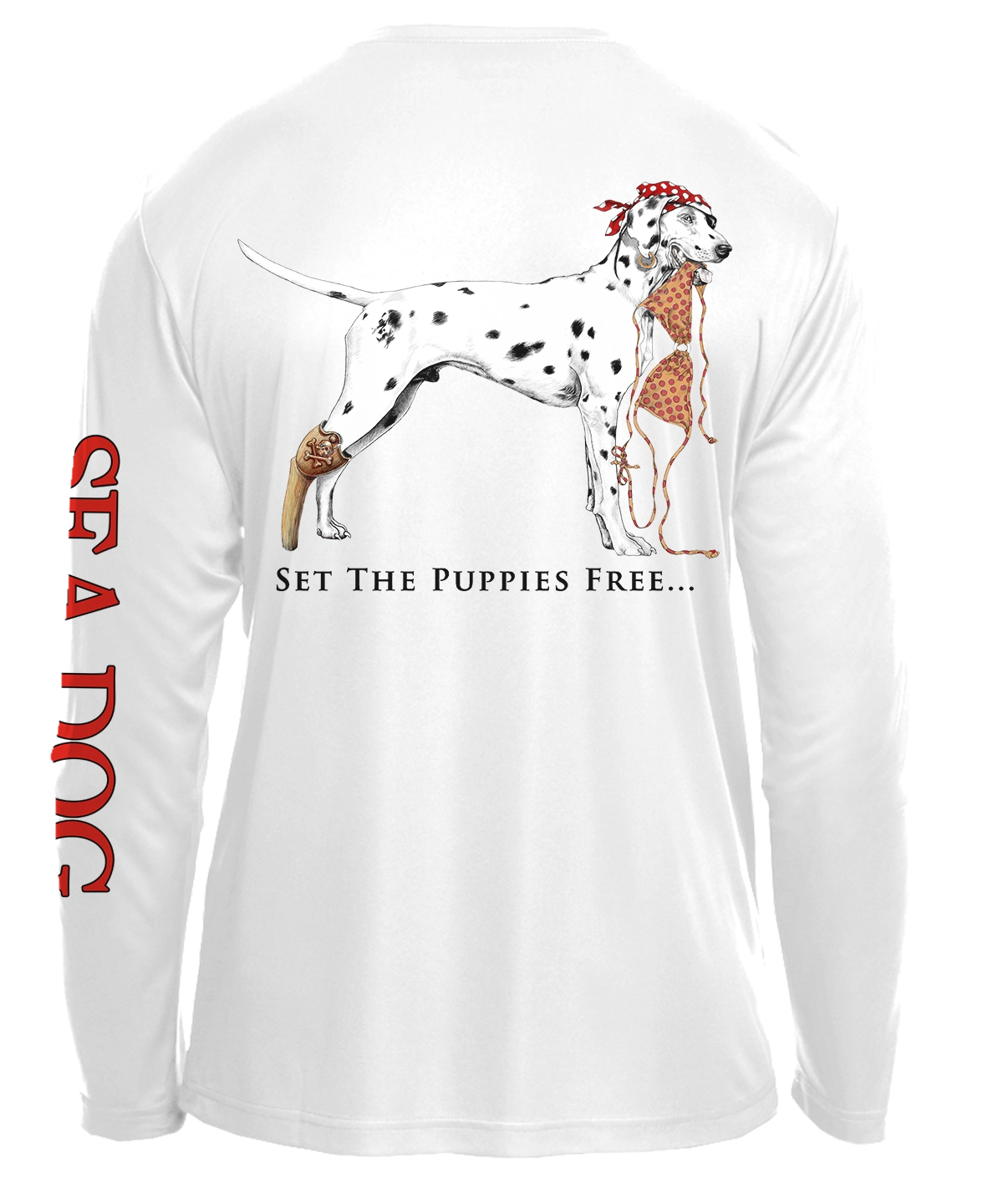 Set The Puppies Free UPF 50 Long Sleeve Shirt - Available in 7 Colors