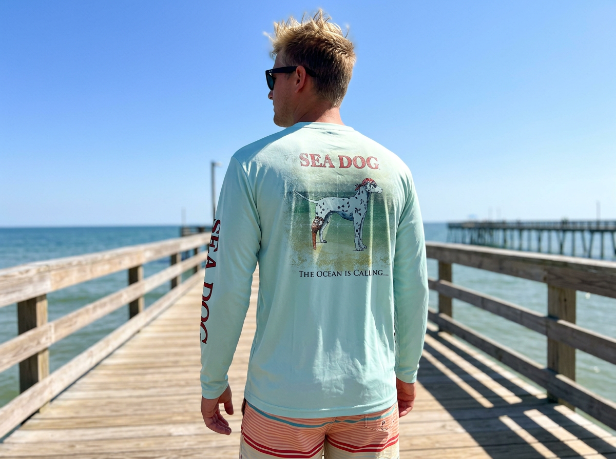 Ocean Is Calling UPF 50 Long Sleeve Shirt- Available in 7 Colors