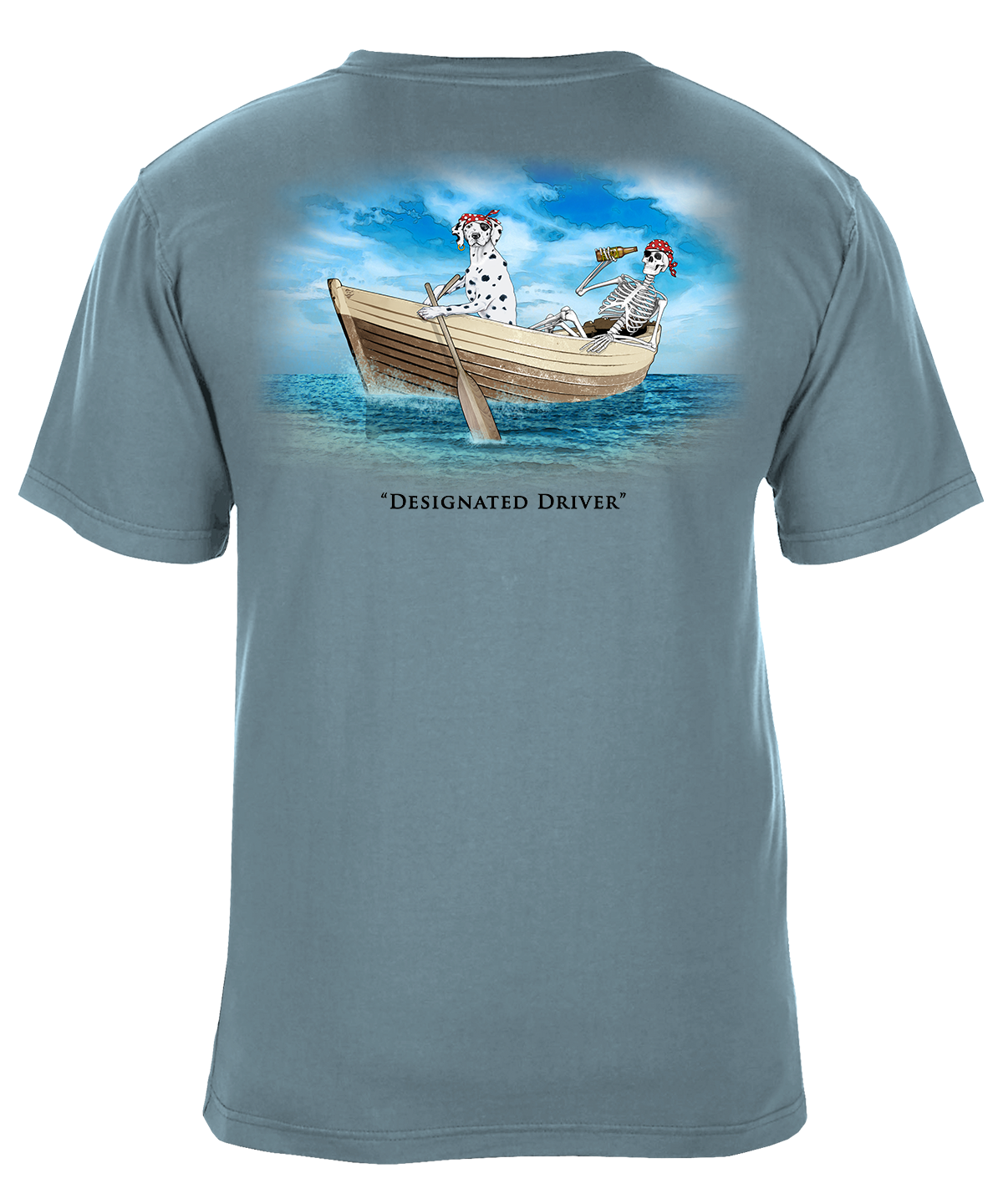 Designated Driver Party Boat Graphic T-Shirt