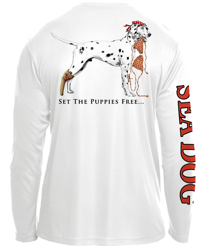 Bikini Dog UPF 40 Long Sleeve Shirt Sea Dog Shop