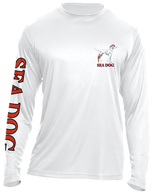 Skeleton Holding Pirate Flag - UPF 50 Long Sleeve Shirt