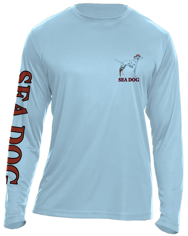 Skeleton Holding Pirate Flag - UPF 50 Long Sleeve Shirt