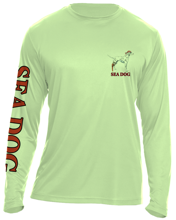 Skeleton Holding Pirate Flag - UPF 50 Long Sleeve Shirt