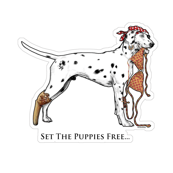 "Bikini Dog" Decal