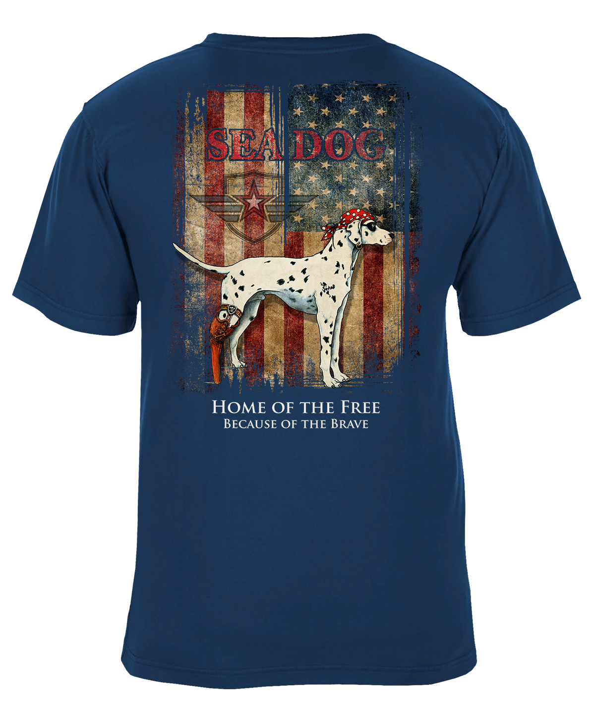Home of the Free Patriotic US Flag T-Shirt - Available in 5 Colors