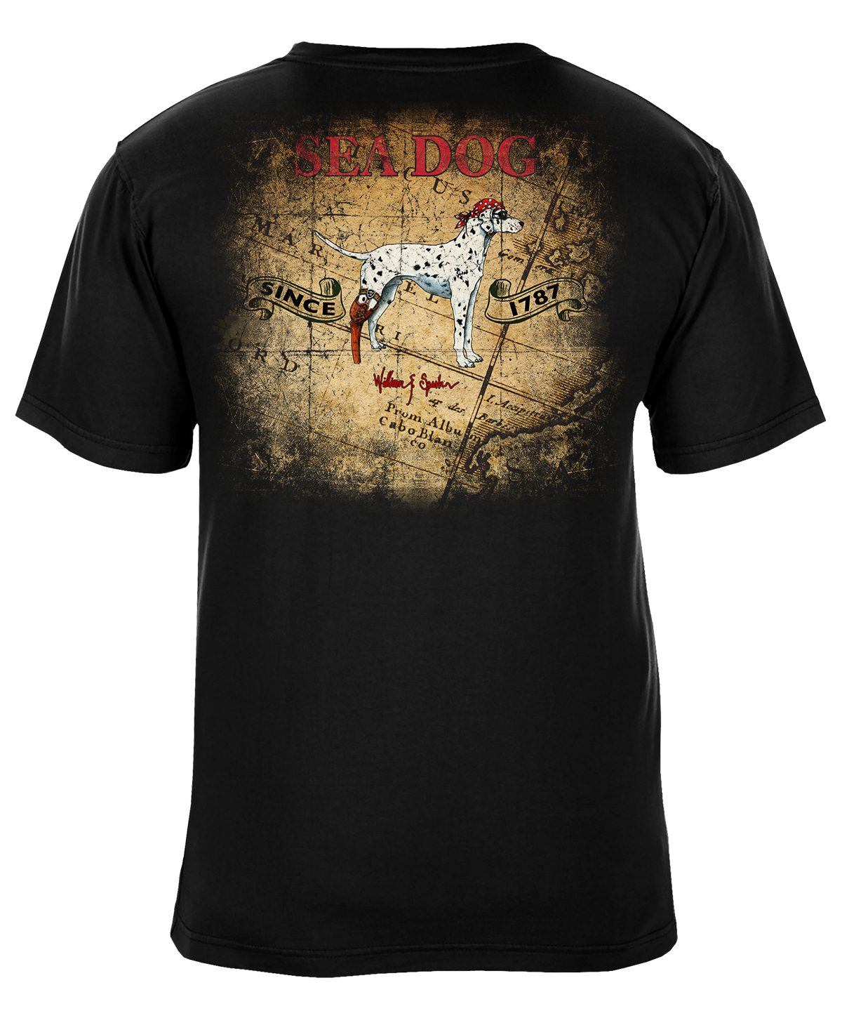 Treasure Map Since 1787 Vintage Graphic T-Shirt