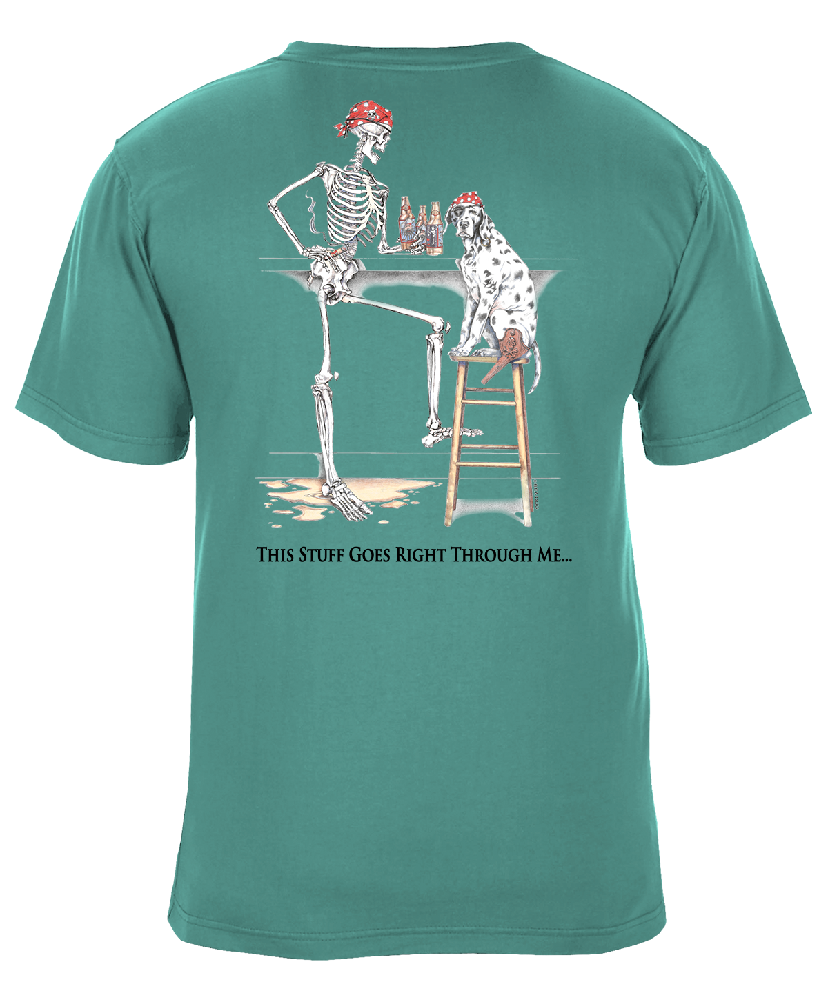 Dog skeleton shirt hot sale