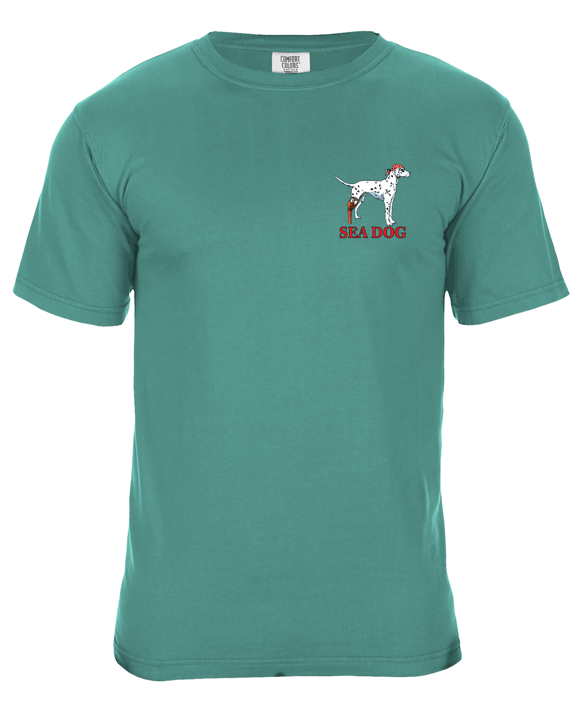 ★Siyazu★ SITP5191 Archive Hound Print Short Sleeve T-shirt Sea Dog Bounty T-Shirt
