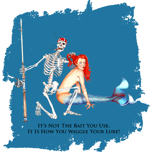Mermaid & The Fisherman  T-Shirt