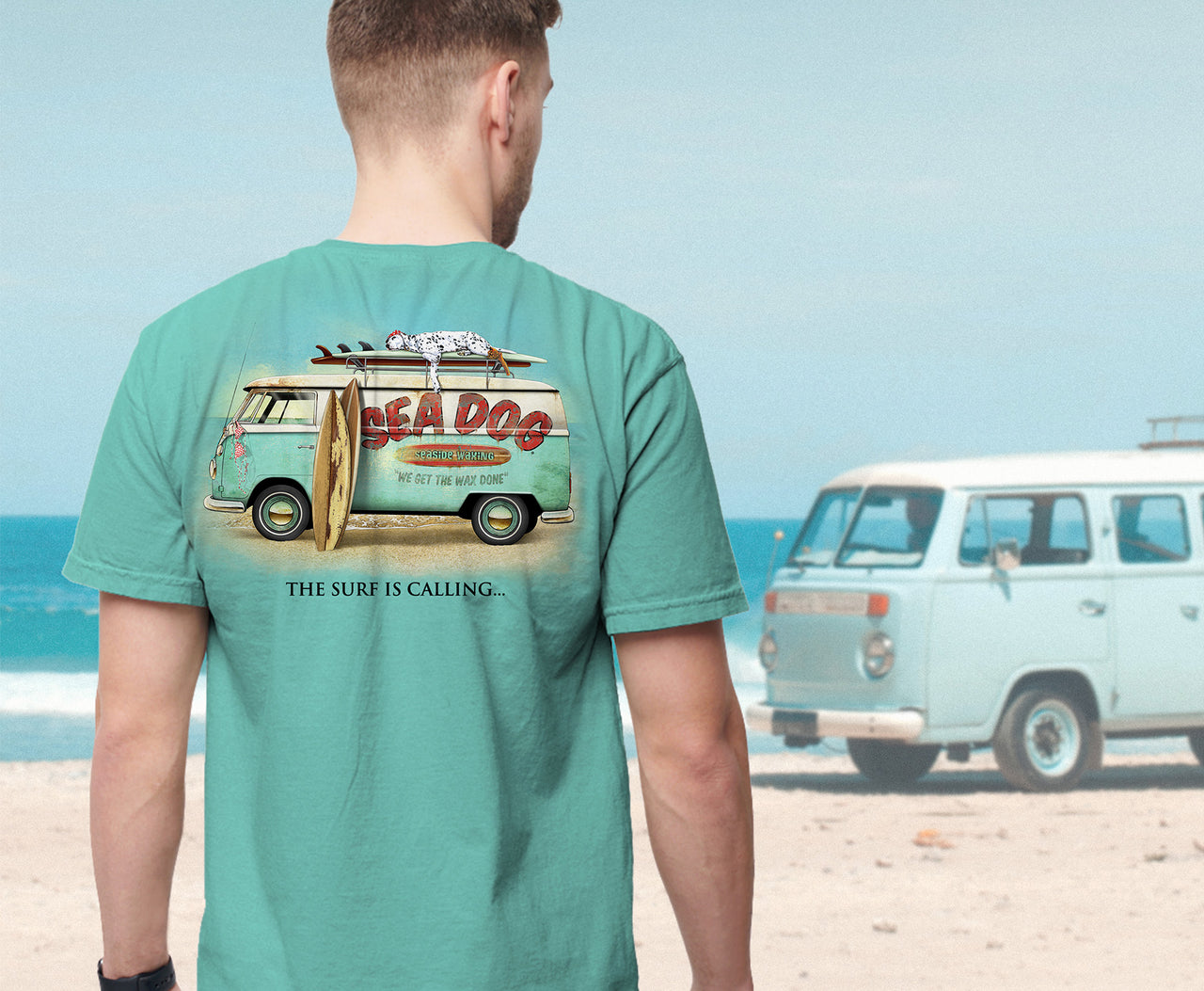 Wax Van Surf Is Calling Graphic T-Shirt - Available in 3 Colors