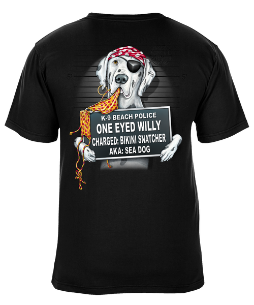 GIBOUS×GALFY SNAKE DOG DAMAGE T SHIRT Resale] gibous×GALFY snake dog damage T-shirt ink black